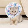 Cartoon Pet Elizabeth Collar Soft Cat Recovery Collar Cute Pet Protection Collar  Wound Recovery
