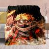 Naruto Anime Flannel Blanket - Soft Warm Perfect for Sofa, Bedding Camping Travel Office Home Decor -QJY