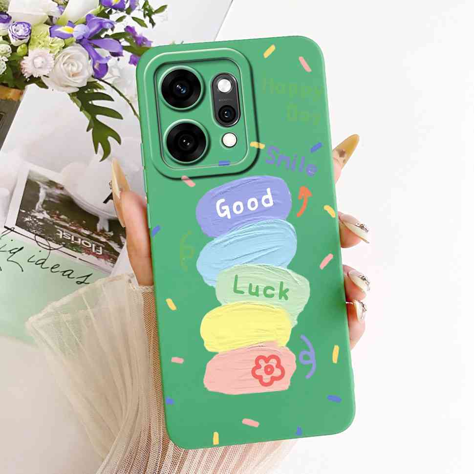 For Oppo Reno14 Pro 5G Case Fashion Cartoon Cat Soft Silicone Back Cover For Reno14 Pro PKZ110 CPH2739 Phone Cases Bumper