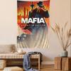 Mafia Definitive Edition Винтажный Аниме Гобелен Подвесной Таро Хиппи Настенные Ковры Общежитие Домашний Декор