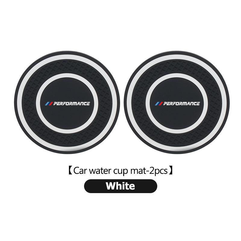 For BMW 2pcs Car Auto Cup Holder Anti Slip Coasters Universal Interior Accessories X1 X2 X3 X4 X5 X6 X7 G20 G30 6GT E46 E90 E60
