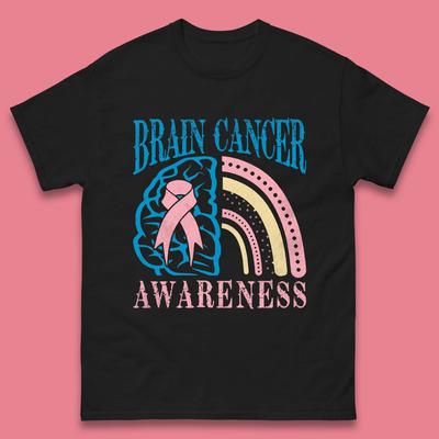 Мужская футболка Женские топы Футболки awareness рака мозга