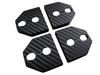 BRIGHTZ Crosstrek GUD GUE Carbon Style Door Striker Cover 4 PC [STRIKER-008-4PC] GU UD UE D E