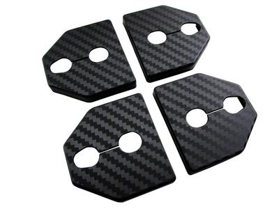 BRIGHTZ Crosstrek GUD GUE Накладки на дверные петли в стиле карбон 4 шт. [STRIKER-008-4PC] GU UD UE D E