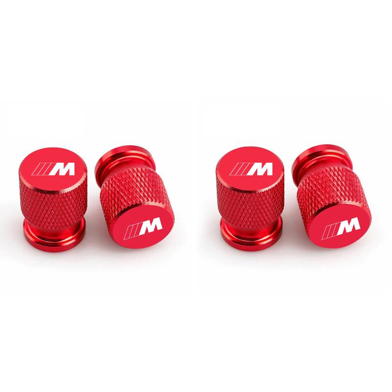 LKCW9 4PCS Car Wheel Tire Valve Caps Tyre Rim Stem Cover For BMW M Power Performance M3 M5 X1 X6 X3 X5 E39 E46 E90 E60 E36 F11 F12 F07