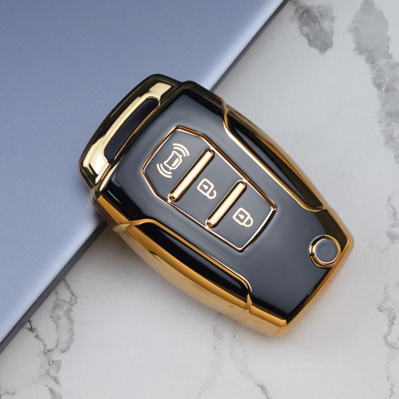 3 Buttons TPU Car Key Cover Case for Ssangyong Tivoli 2020 Rexton Korando C Keyless Interior Accessories