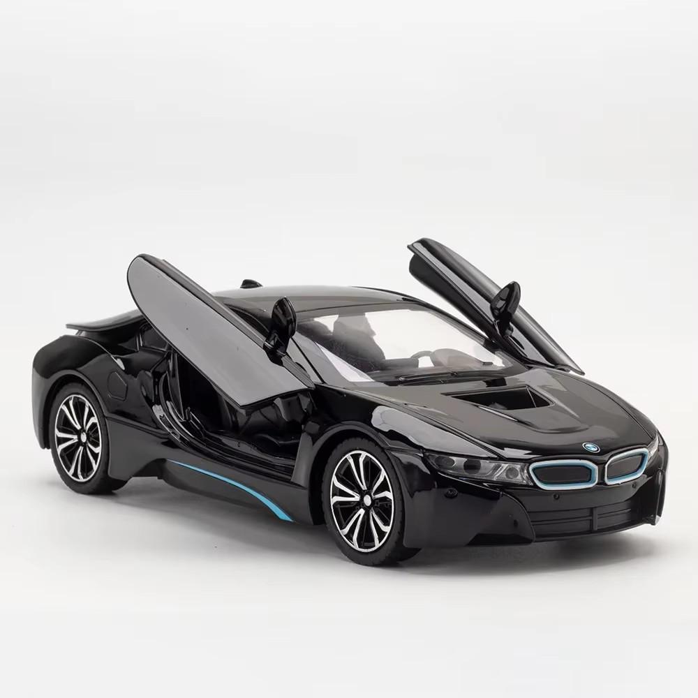 1:Модель игрушечный спортивный автомобиль GTR Модифицированный I8 Масштаб 22 Звук и Свет Резиновые Шины Сплавной Кузов Модели Суперкаров Подарок Украшения для Витрины