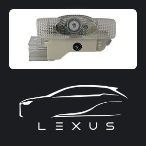 2pcs Car Door Welcome Light For LEXUS ES LS IS IF LX RX GS GX HS NX LM LC LF RZ RC HD LED Lamp refit Laser Decor Projector