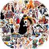 10/30/50pcs ONE PIECE Anime Stickers Vintage Luffy Ace Zoro Cartoon Decals Toys Waterproof DIY Skateboard Notebook Phone Case
