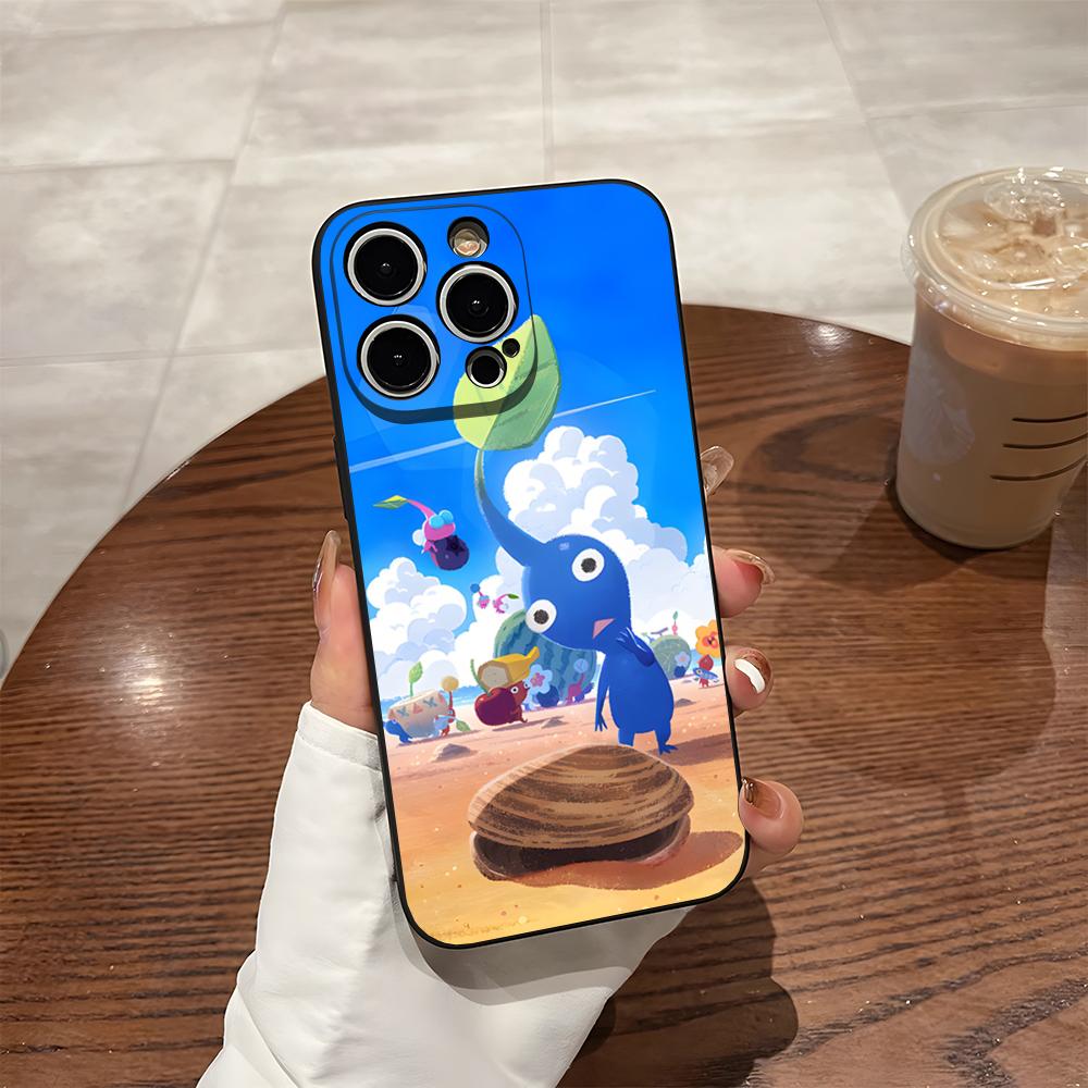 Мультяшный чехол PIKMIN 4 для телефона iPhone 15 Pro Max 14 16 Pro Max 12 15 Plus 13 Pro 11 Xr X Xs Силиконовая задняя крышка