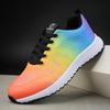 Fashion Women Sports Shoes for Women Summer 2024 Casual Tennis Shoes Breathable Walking Mesh Lace Up Flat Running Shoes Sneakers Female