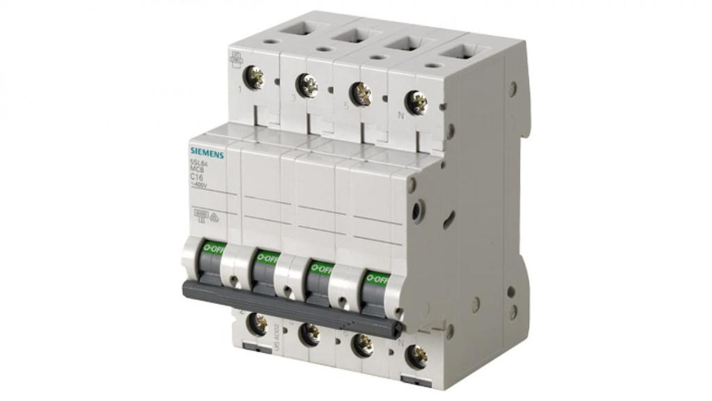 Overcurrent Circuit Breaker 4P B 32A 6Ka Ac Sentron 5Sl6432-6