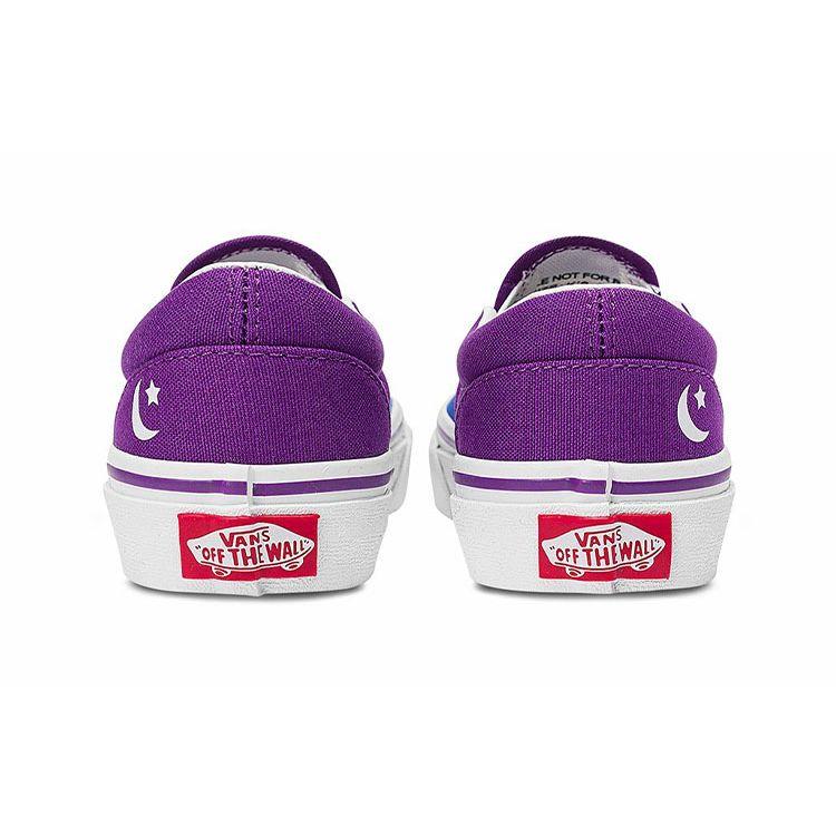 Vans Sailor Moon X Classic Slip-On Kids Pretty Guardian Kids Sneakers Blue Purple VN0A7Q5G5RH