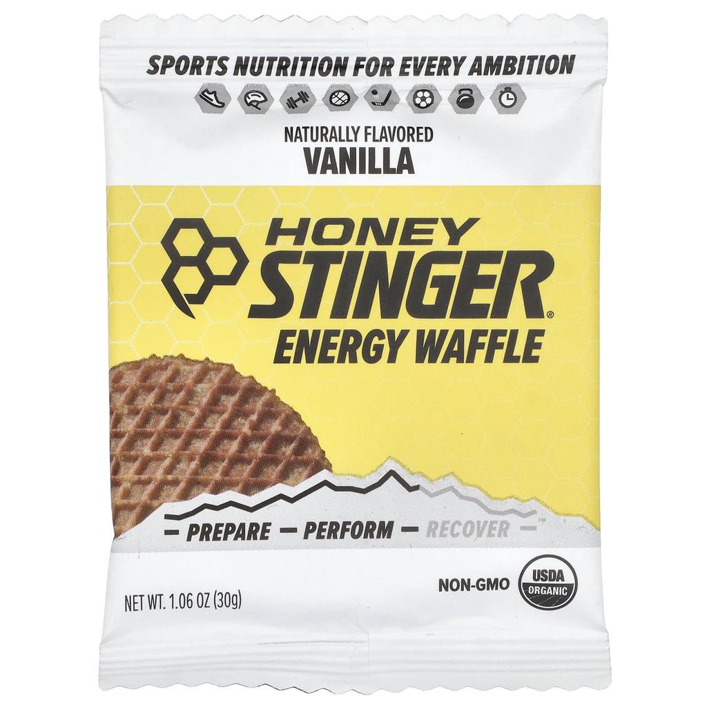 Energy Waffles, Vanilla, 12 Pack, 30G (1.06Oz) Each