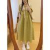 Women's Plus Size Loose Summer Solid Color Dress French Knee Lapel Casual Dresses Cute Dresses