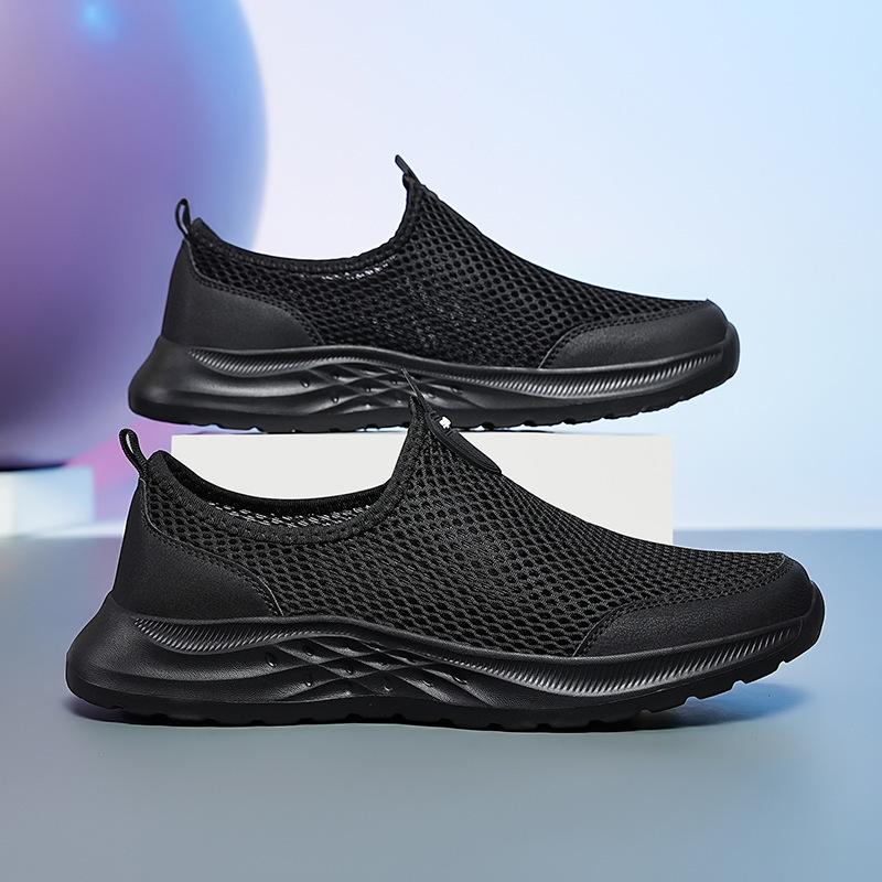 Мужская обувь большого размера, спортивная обувь Fly-Woven, мужская обувь, повседневная обувь, дышащая обувь Lazy Shoes, мягкая подошва