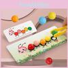 Wooden Bead Stringing Toy For Kid Fine Motor Skills And Parent Child Play