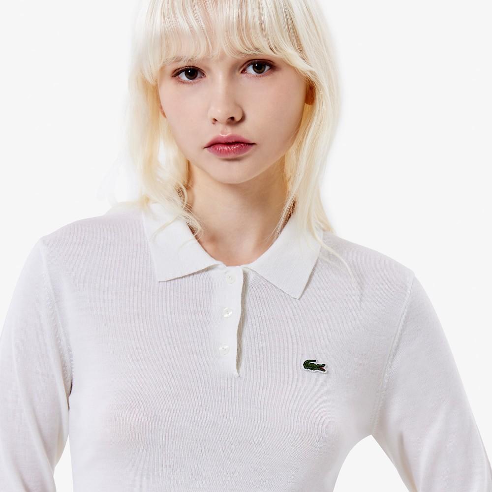 [Lacoste] Women's Basic Long Sleeve Sweater Polo AF793E-55N70V