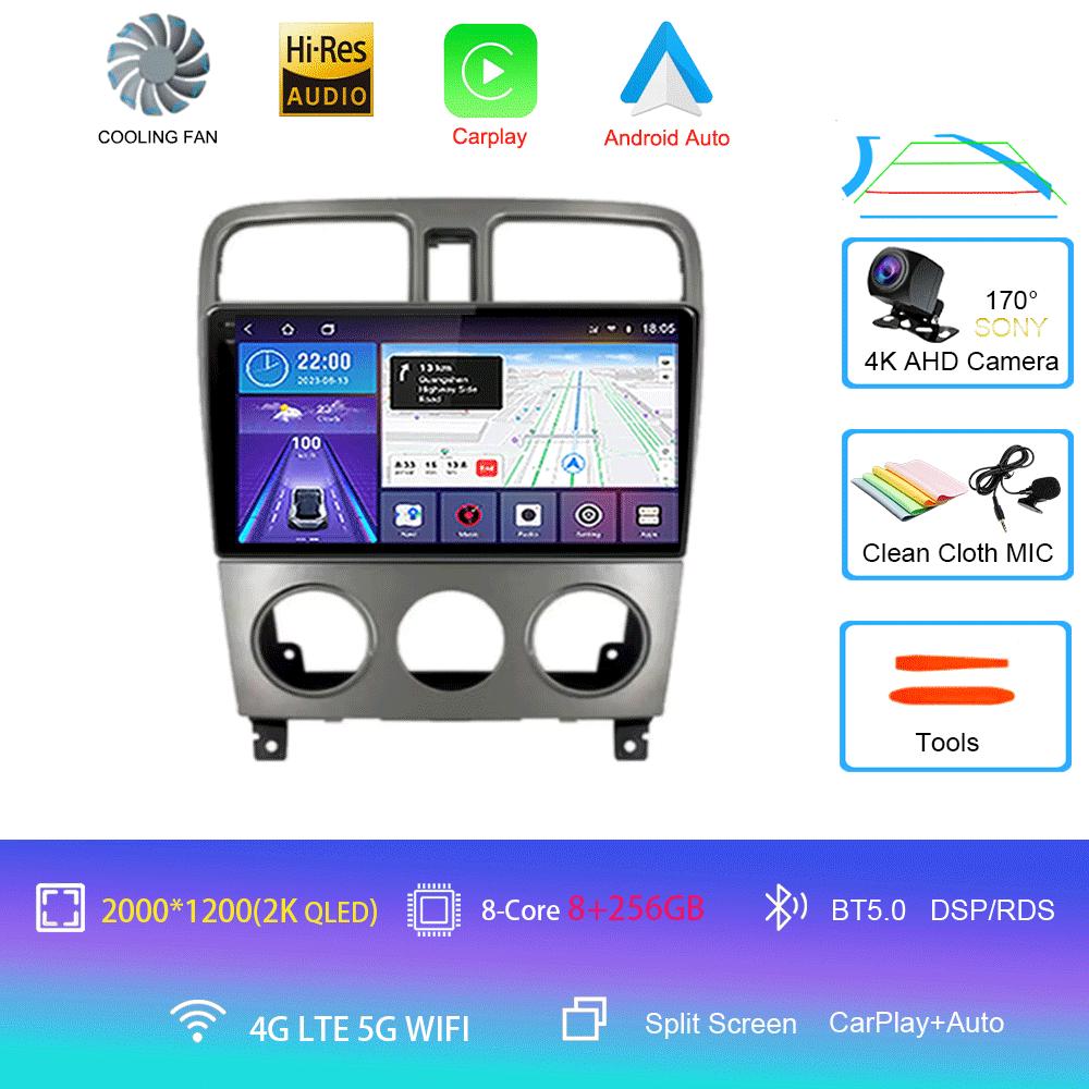 Для Subaru Forester SG 2004 - 2008 Автомобильное радио Android 14 Carplay Навигация GPS Мультимедийный проигрыватель 5GWiFi+4G стерео 2 DIN BT Авто