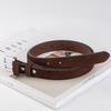 New Elegant Exquisite Belt for Women, Fashionable Paired with Pants Pin Buckle Matte High-end Niche Women's Trousers Belt