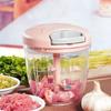 500/900ML Garlic Chopper Meat Grinder Manual Rotate Vegetable Slicer Fruit Kitchen Garlic Tool Kitchen Gadget Blenders