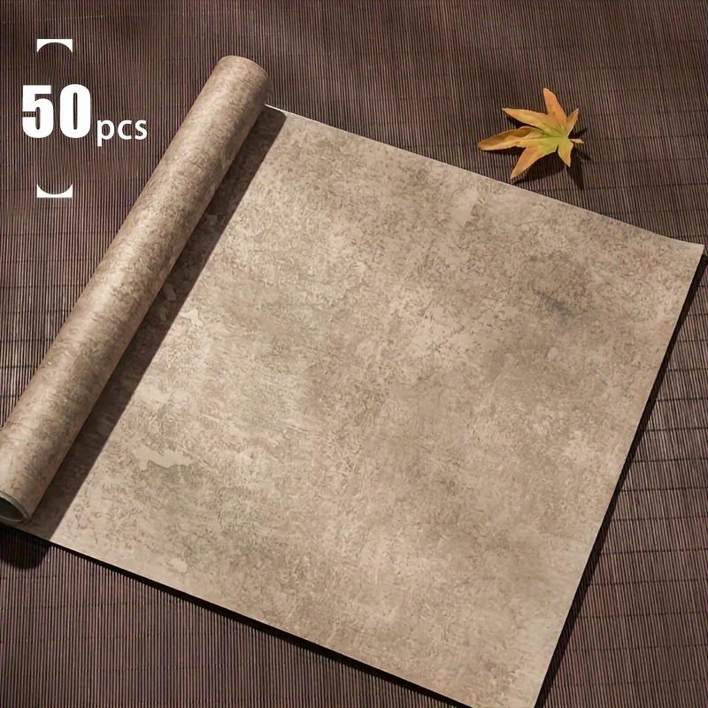 50 Pcs 5.3*13.4 Inch Long Retro Qin and Han Antique Noun Paper BrushCalligraphy Practice Noun Paper National Painting Calligraphy CreationExhibition