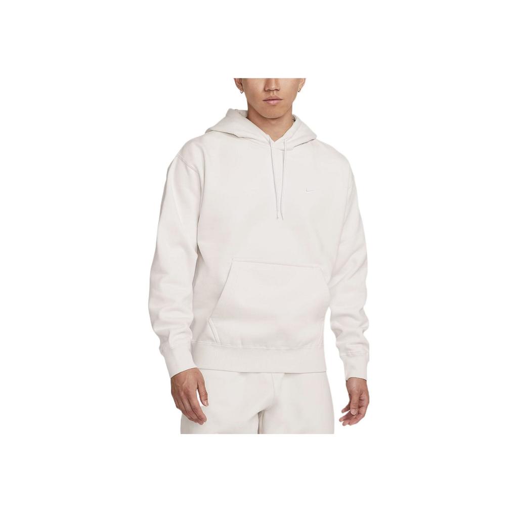 Nike Сплошной цвет, простая толстовка с капюшоном и длинными рукавами, мужские топы, белый цвет DA0316-030