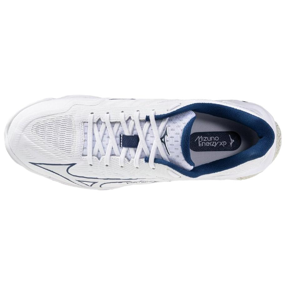 Mizuno Волейбольные кроссовки Wave Lightning Унисекс Бело-синие V1GA260055