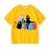 Children Tee-shirt Barbapapa Comic Cartoon Cotton T-shirt Manga Cartoon Print Kids Pure CottonCamisetas New Pattern Clothes Tops