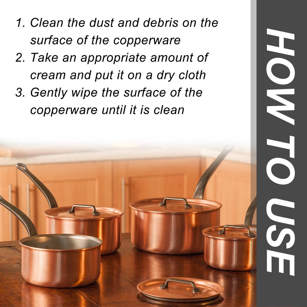 Jaysuing copperware cleaner, copper pot, copperware deoxidizer, brass, copper rust remover and brightener