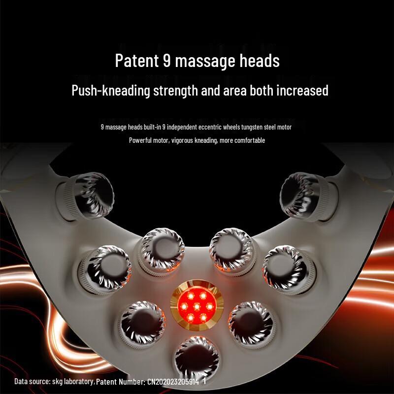 SKG G7 Series 2nd Generation Deluxe Neck Massager CN plug (adapter included)