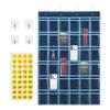 Grid Numbered Pocket Chart Wall Hanging Classroom Phone Pocket Decor Storage Bags for Cell Phones Calculator Holder