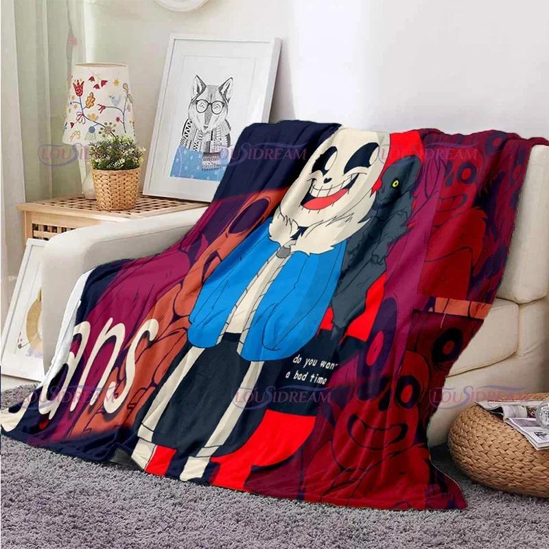 Новый Аниме Undertale Sans 3D Печать Игровые Пледы Для Кроватей Покрывала Плед Для Дивана Детский Плед Дорожный Q