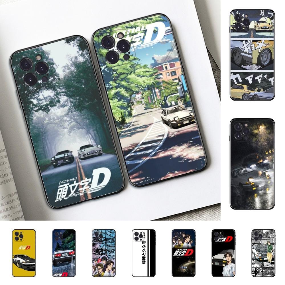 Чехол для телефона с изображением заднего фонаря AE86 из аниме Initial D для iPhone 14 11 12 13 Mini Pro XS Max Cover 6 7 8 Plus X XR SE 2020 Funda Shell