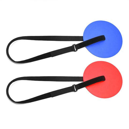 Футбольная мишень для ударов, плоские конусы, футбольная/хоккейная мишень для ударов с регулируемыми лентами, спортивная мишень, реактивная тренировка ловкости