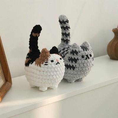 Набор Easy Cat Вязание крючком Животные DIY Рукоделие Набор для вязания крючком Животные Набор для вязания крючком Для начинающих