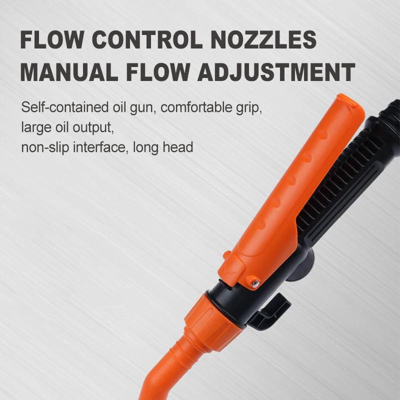 Portable Electric Oil Extractor Pump Battery Power Fuel Pump Handheld Liquid Fuel and Water Transfer Pump Tools with A Gun Mouth