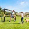 Football Goal, 8 x 5ft Portable Football Net with Ground Stakes
