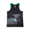 Мужская баскетбольная майка Li Ning CBA Series 24-25 сезона Liaoning Shenyang Fans Edition с буквенным принтом и V-образным вырезом, с номером, черная AAYU537-1