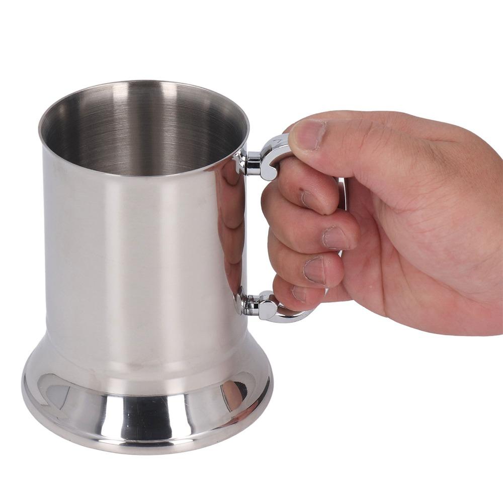 Double Wall Stainless Steel Beer Mug Insulated Insulated Coffee Mug Hot Beverages