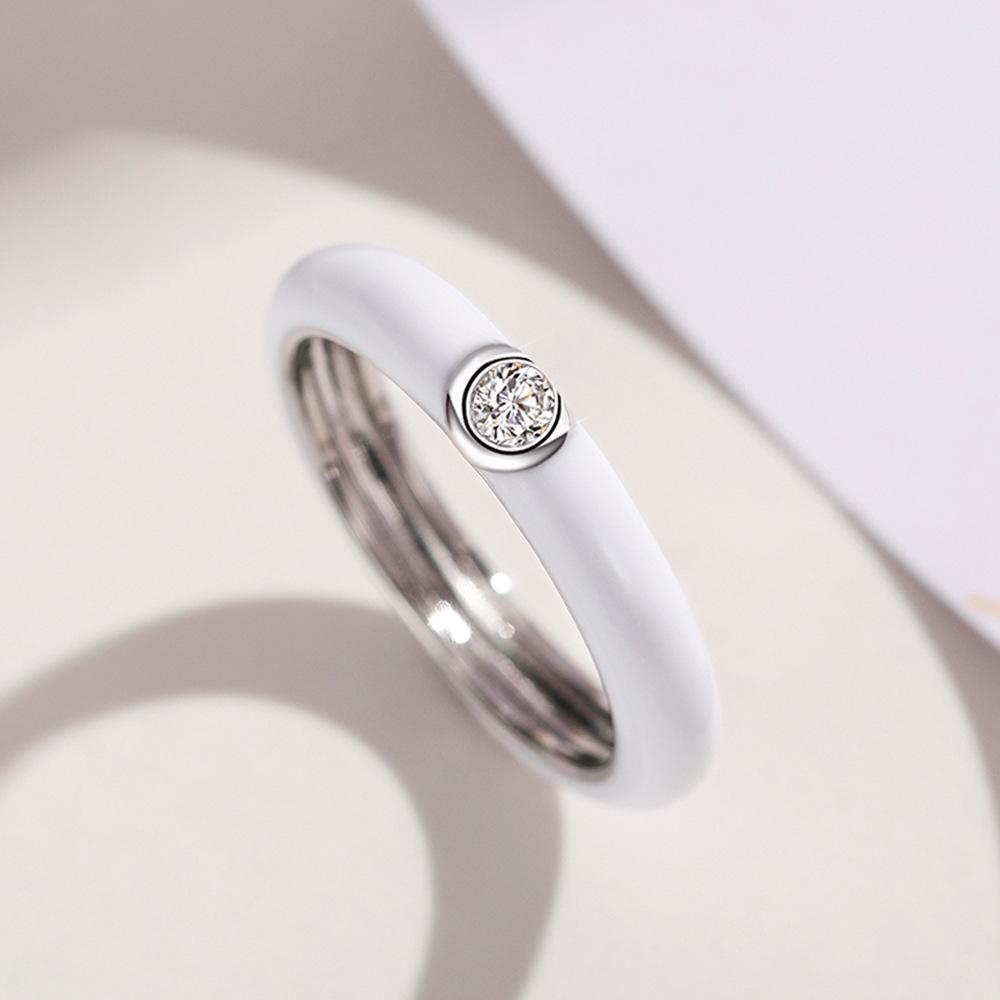 Кольцо-дорожка из стерлингового серебра 925 пробы с разноцветными радужными цирконами, штабелируемое, для женщин, свадебное, для помолвки, ювелирный подарок