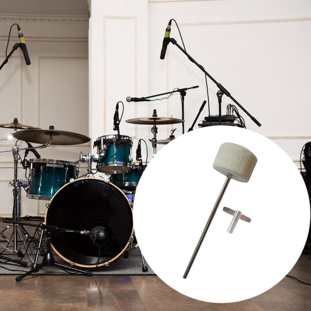 Bass Drum Pedal Beater Professional Set Jazz for Attachments