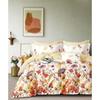 Parure de couette "Imprimé double face" percale de coton peigné 80 fils/cm² pour lit 140 à 160 - TH-31-25 -