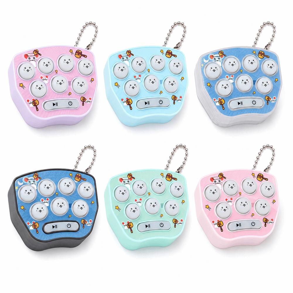 Mini Mole Whacking Game Interactive Gameplay Game Toy Keychain Kids Games
