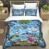 M-My Singing Monsters printed Bedding Sets exquisite bed supplies set duvet cover comforter set bedding set luxury birthday gift