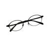 Spicy Girl Anti-blue Eyeglasses Transparent Blocking Glasses Party Metal Oval Glasses  Summer