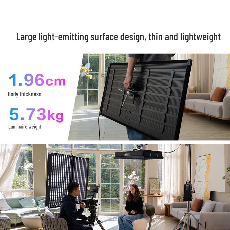 NANLITE PavoSlim 360C RGB Full-Color LED Panel Light