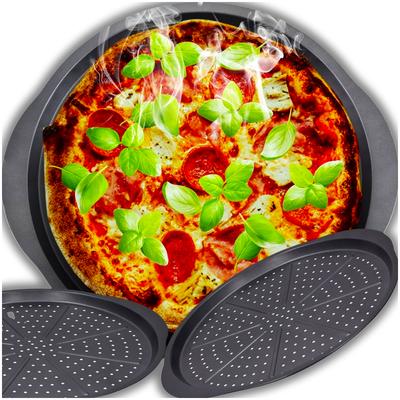 Pizza Tart Baking Tray Carbon Steel Tray 33cm