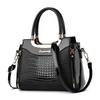 Taizhou Women's Shiny Crocodile Pattern Leather Handbag - Versatile and Textured Design