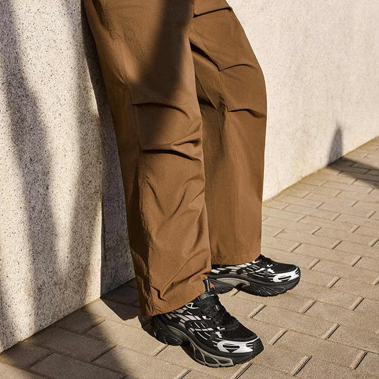 Anta Fuyiao Comfortable Versatile Non-Slip Wear-Resistant Low-Top Casual Shoes Men Sneaker Black Silver 112518899-2